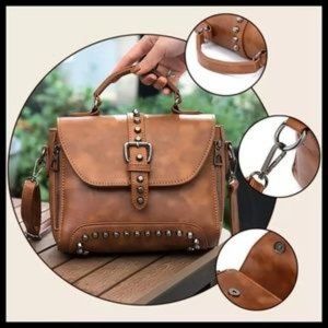 Sofia Tote Crossbody / Removable Strap Brown